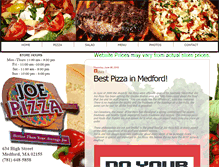 Tablet Screenshot of joepizza.net